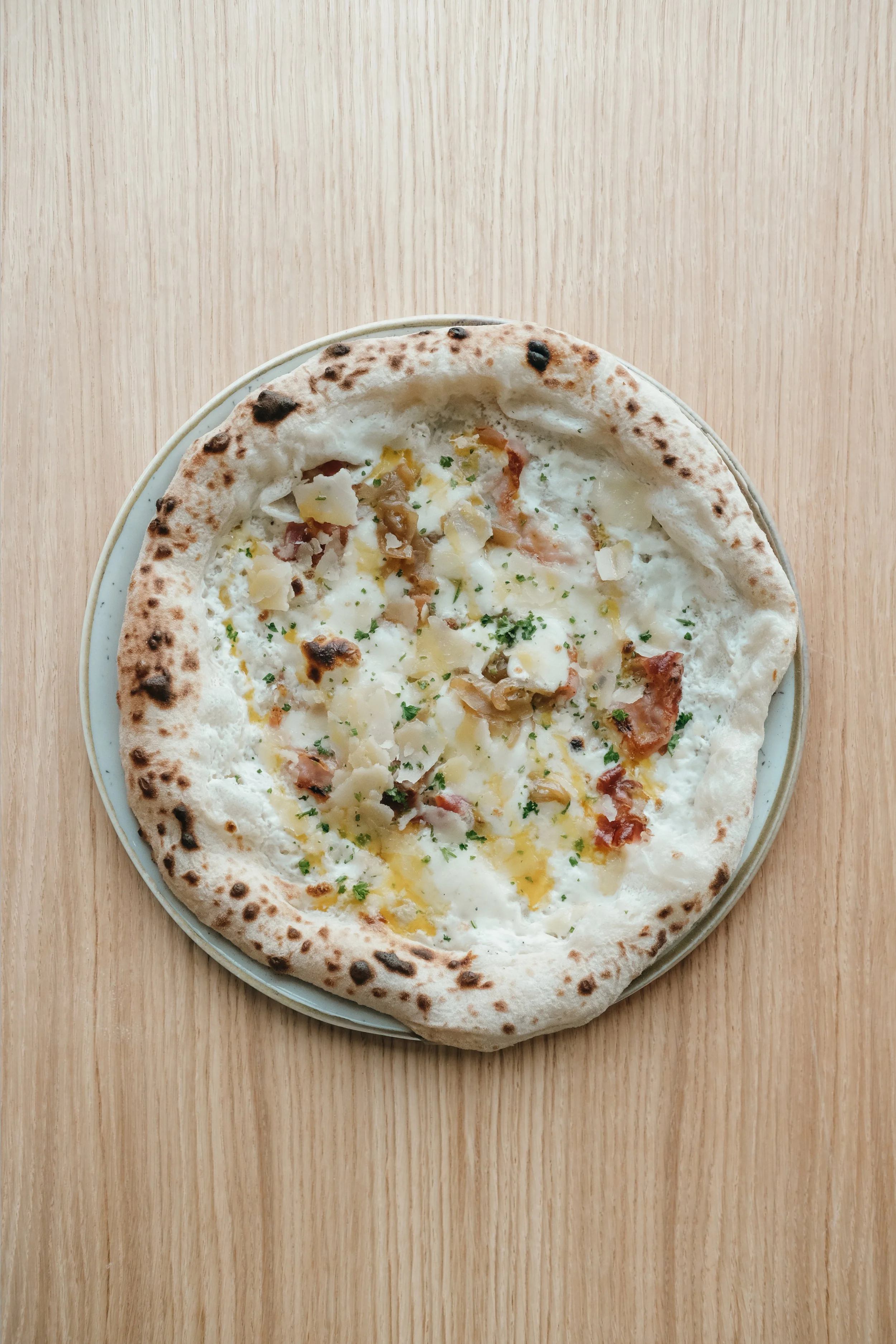 Pizza carbonara
