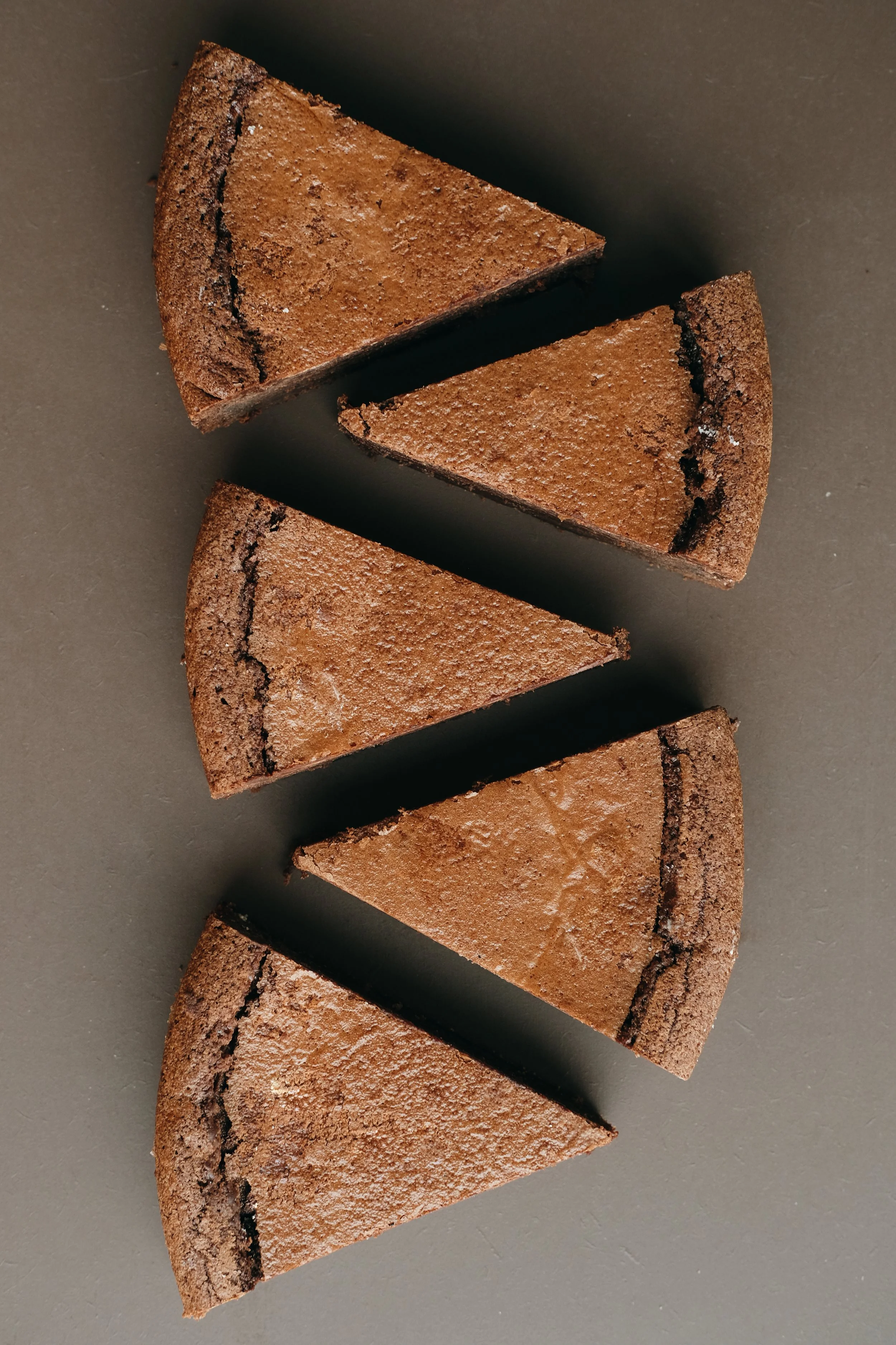 Part de gâteau chocolat fleur de sel