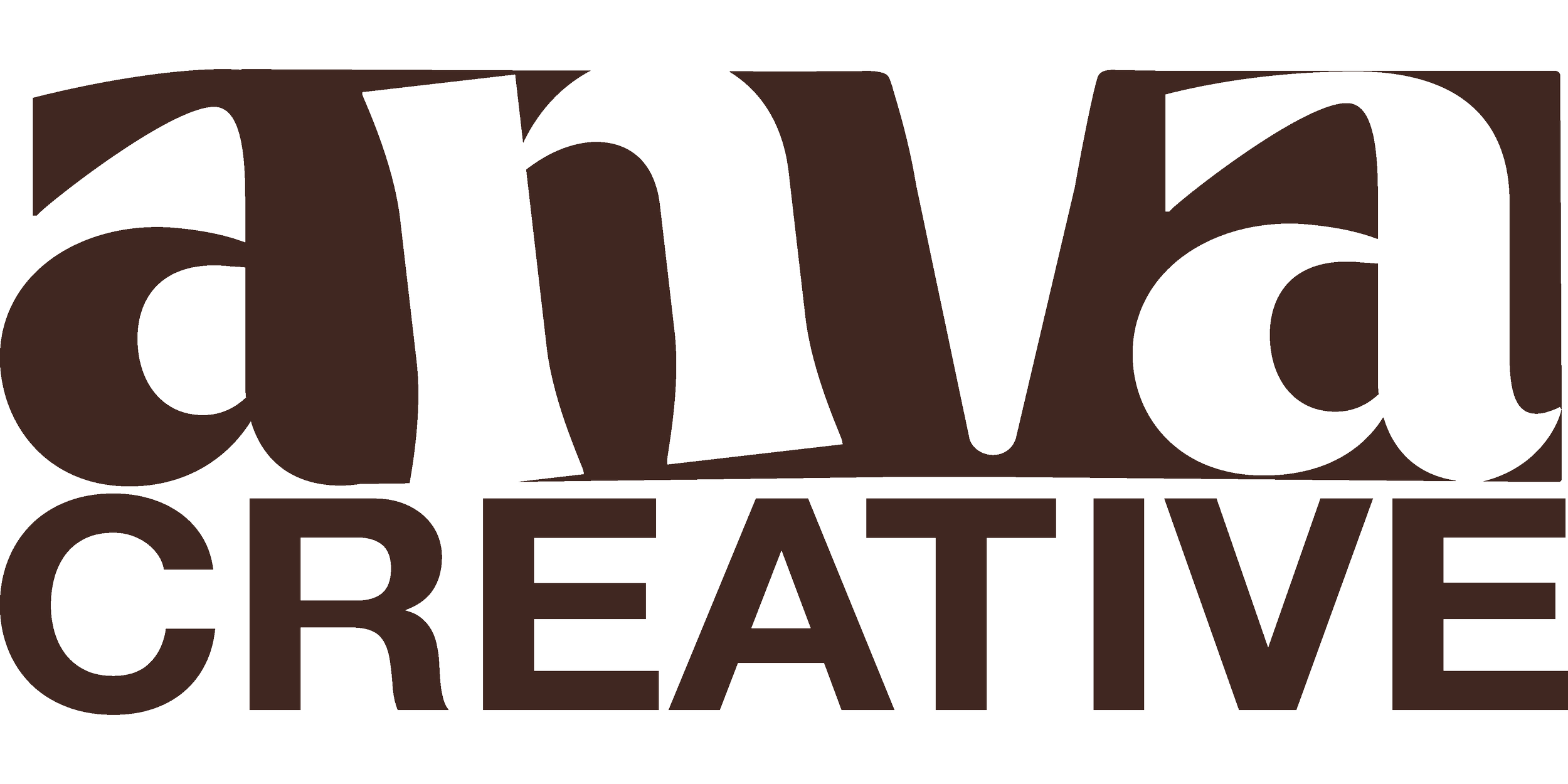 The logo displays the words 'art' in lowercase and 'CREATIVE' in uppercase, all in bold dark brown font.
