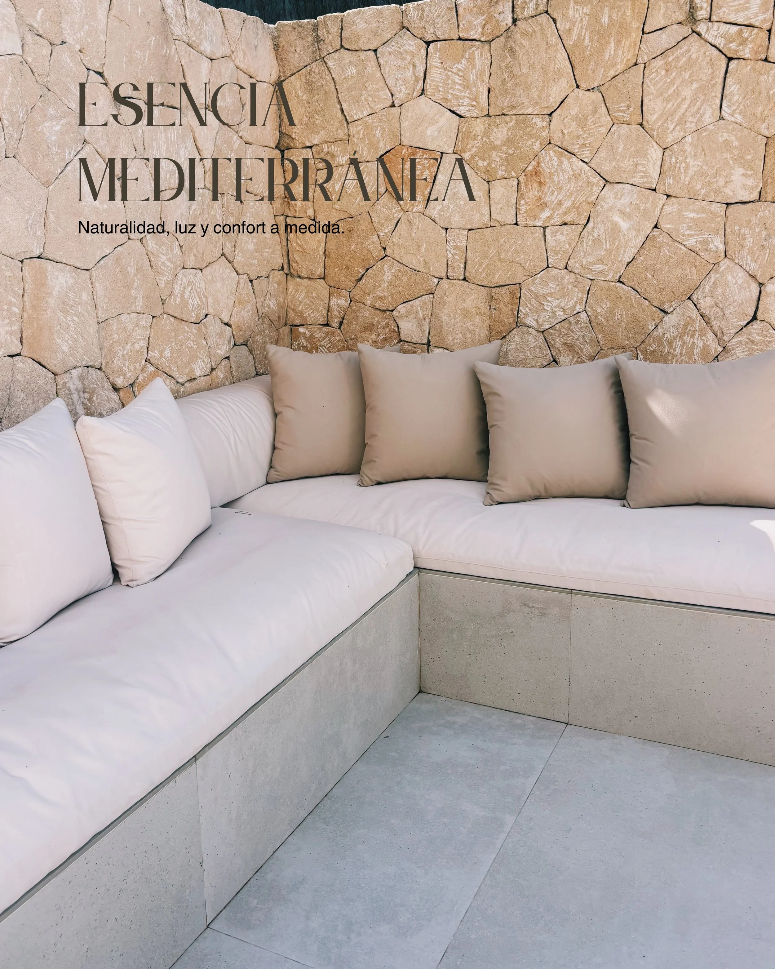 Diseño Rincón mediterraneo - Proyecto Ibiza