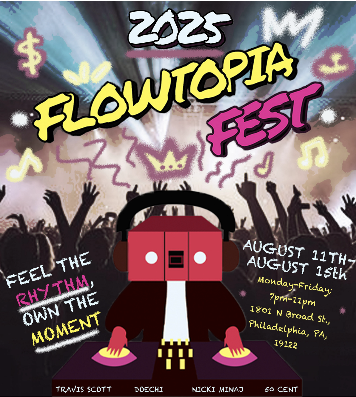 Flowtopia Fest Brand