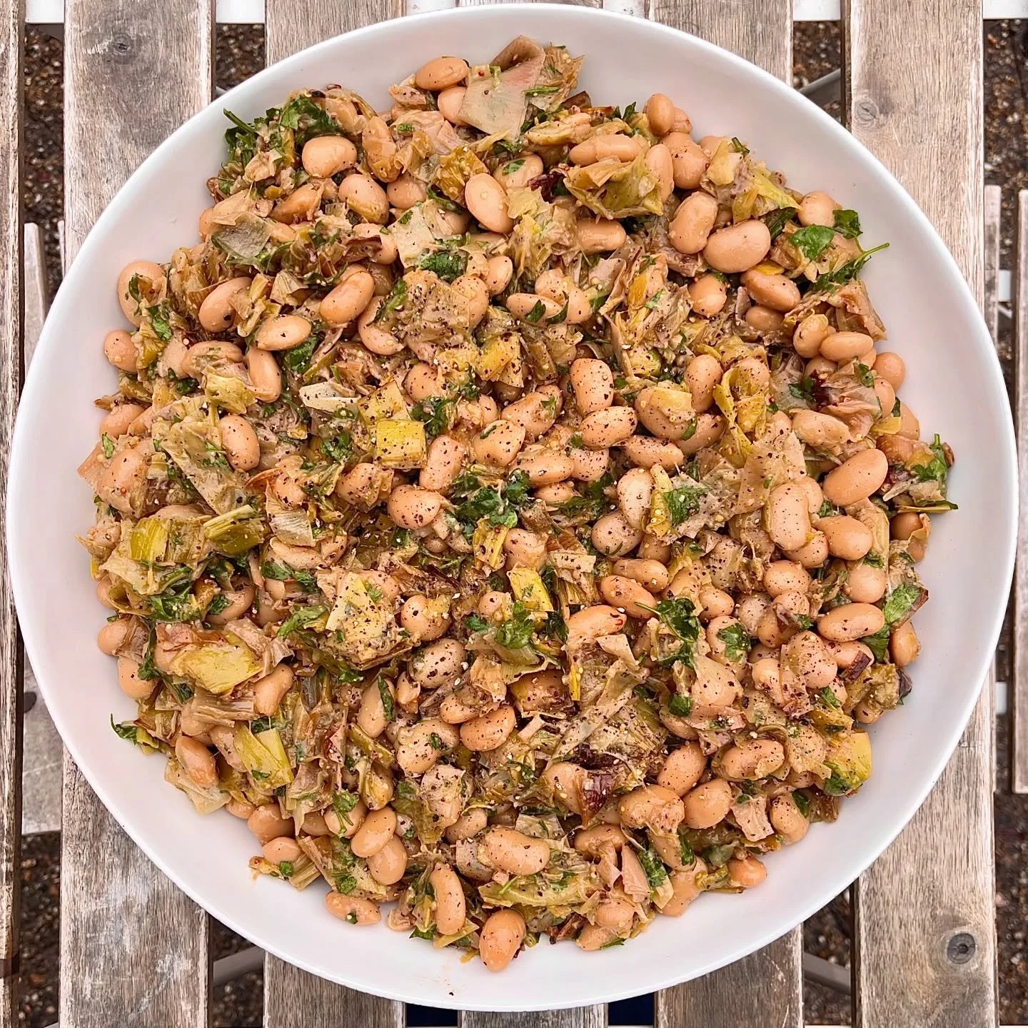 Butter beans with leeks anyone?