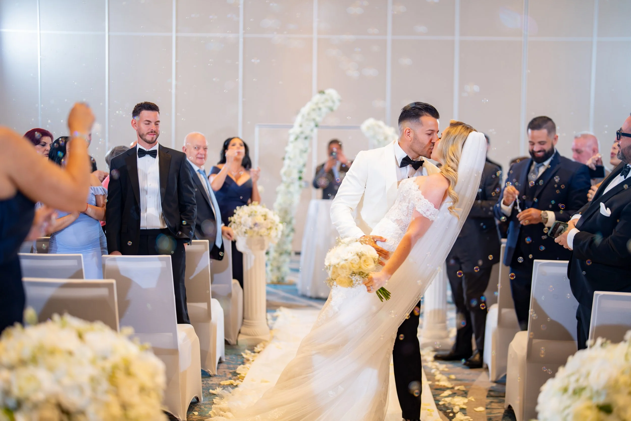 Modern bridal couple portrait; creative fine art wedding photography by Star Visual Art, Tampa.