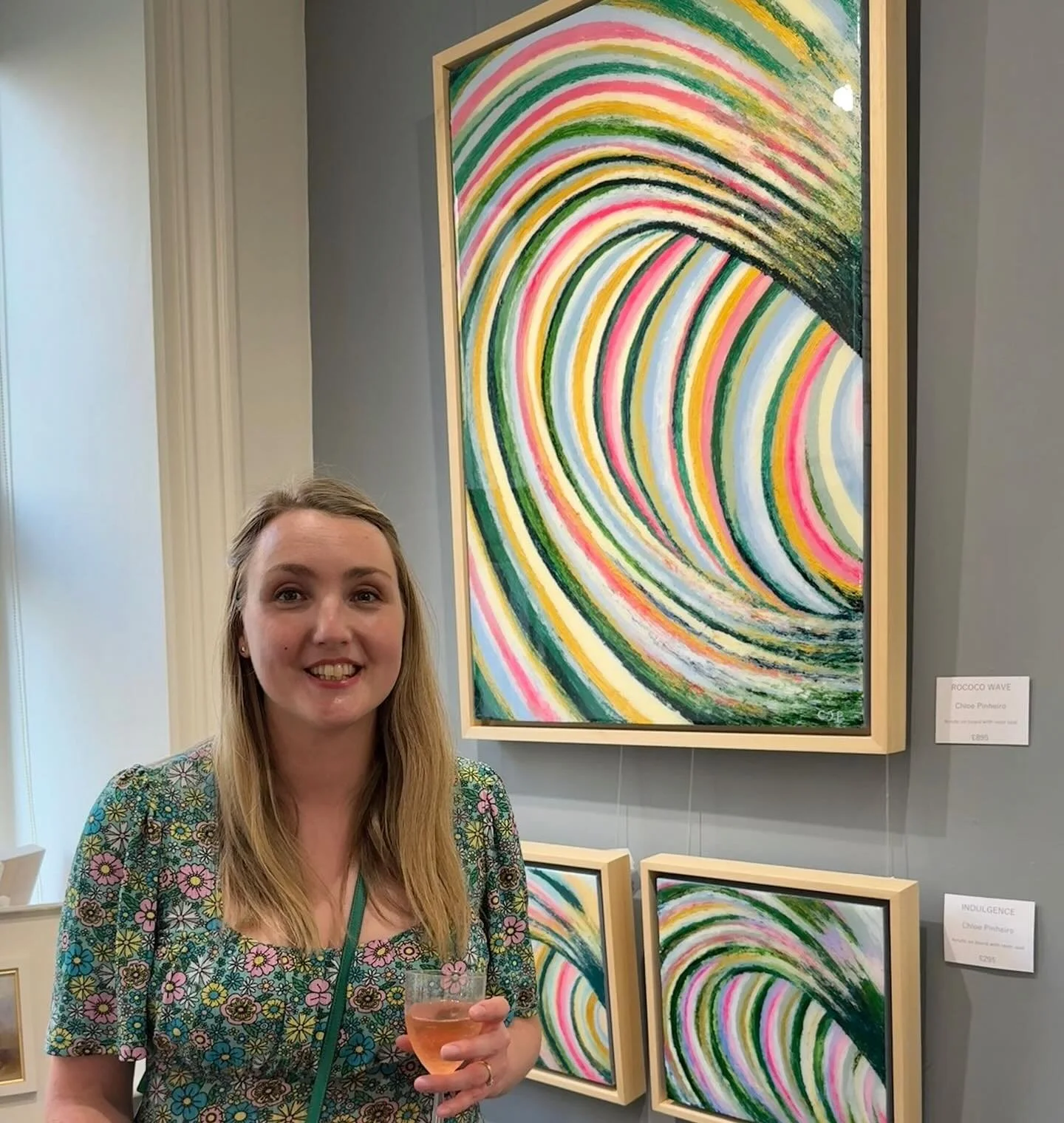 Thank you for a fantastic PV @spencer_house_gallery !! The &lsquo; Indulgence&rsquo; summer exhibition is now officially OPEN! A brilliant mix of contemporary works- if you are looking to add some vibrancy to your home, it&rsquo;s definitely worth po