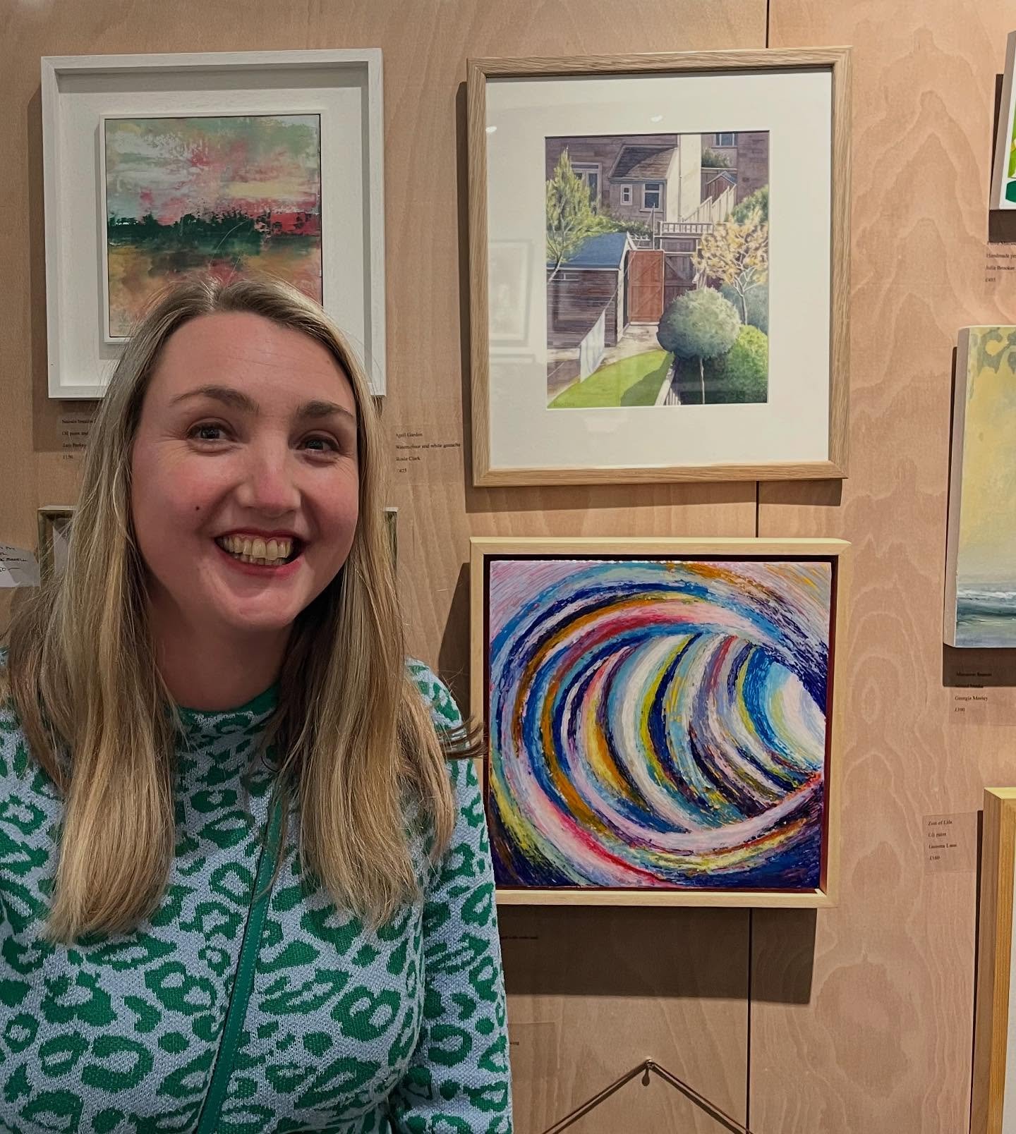 Thank you to @newbathartsclub for selecting &lsquo;Spring&rsquo; to be displayed alongside a fantastic selection of works from local artists. Such a wealth of styles in both 2D &amp; 3D- definitely worth a visit! 

Nothing spooky to note&hellip; I ju