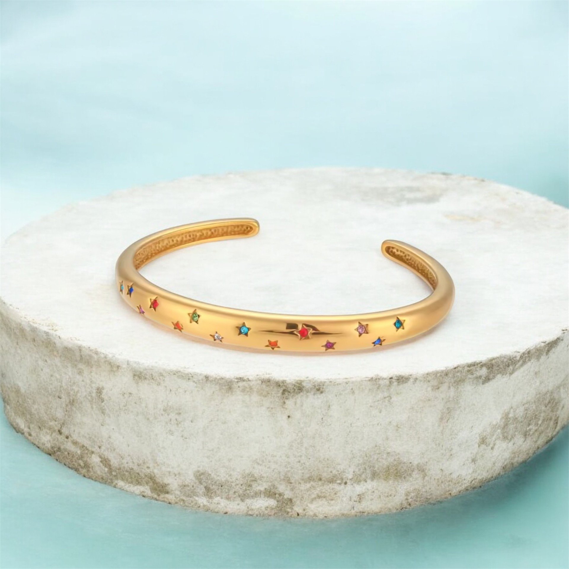 Multi Colour Star Bangle