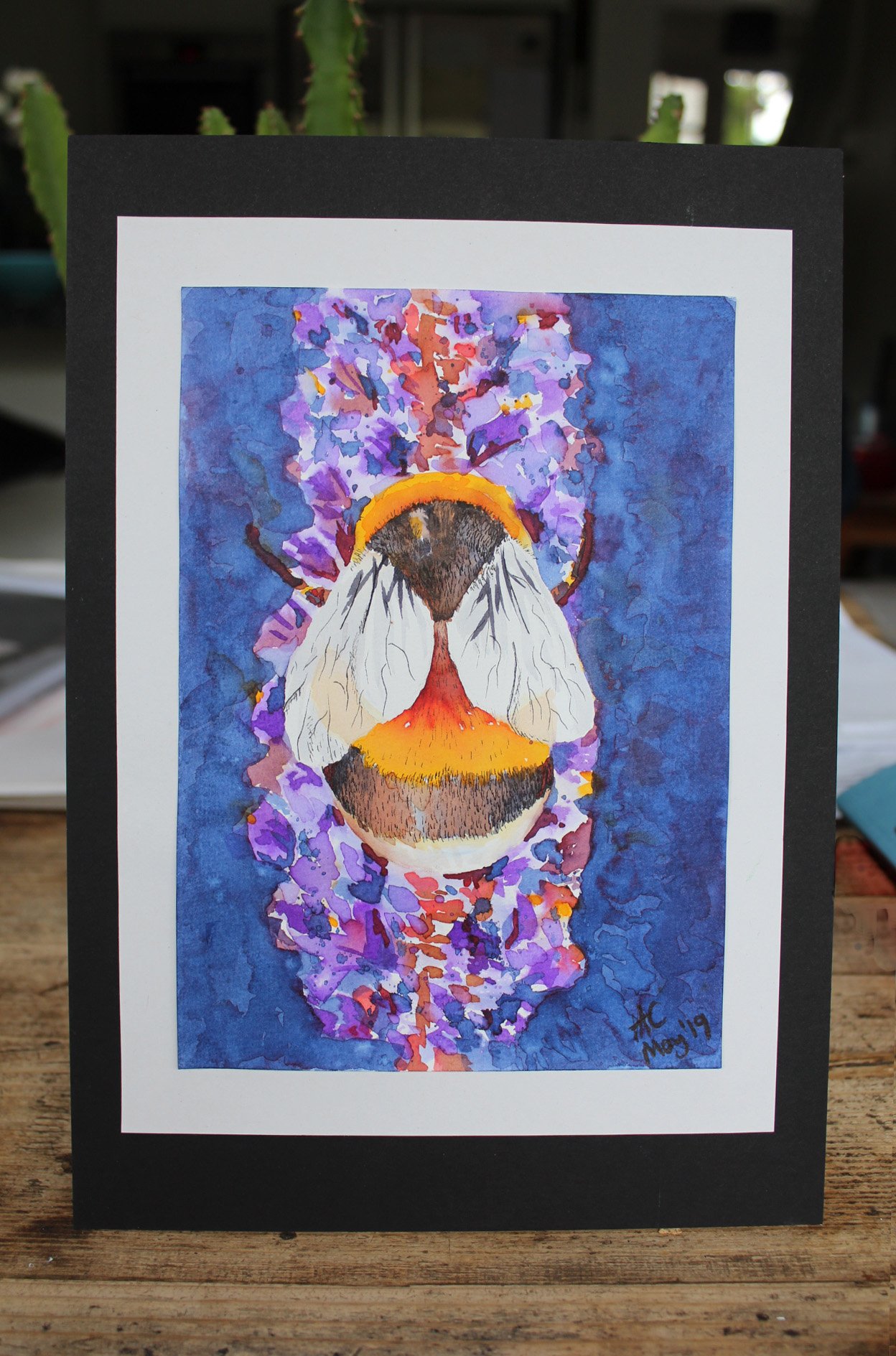 Watercolour Bumble Bee