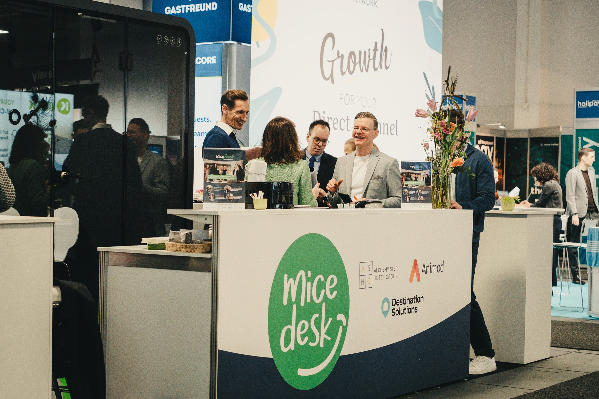 MICE DESK exhibition booth at ITB Berlin 2024