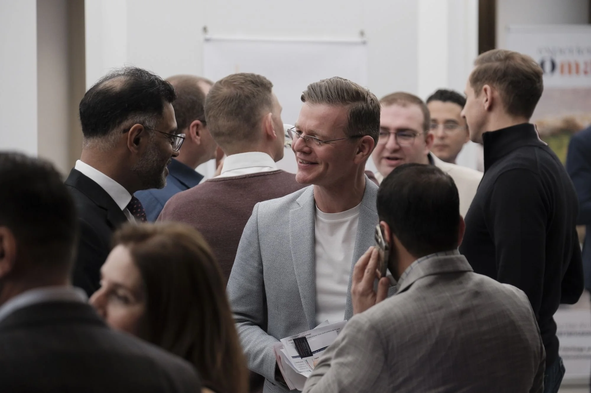 MICE DESK team networking with industry professionals at ITB Berlin 2024 trade fair