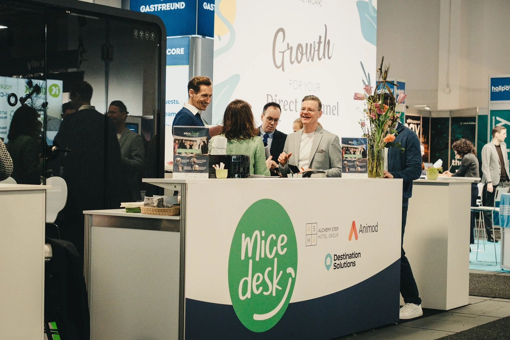The MICE Desk team at the ITB trade fair in 2024