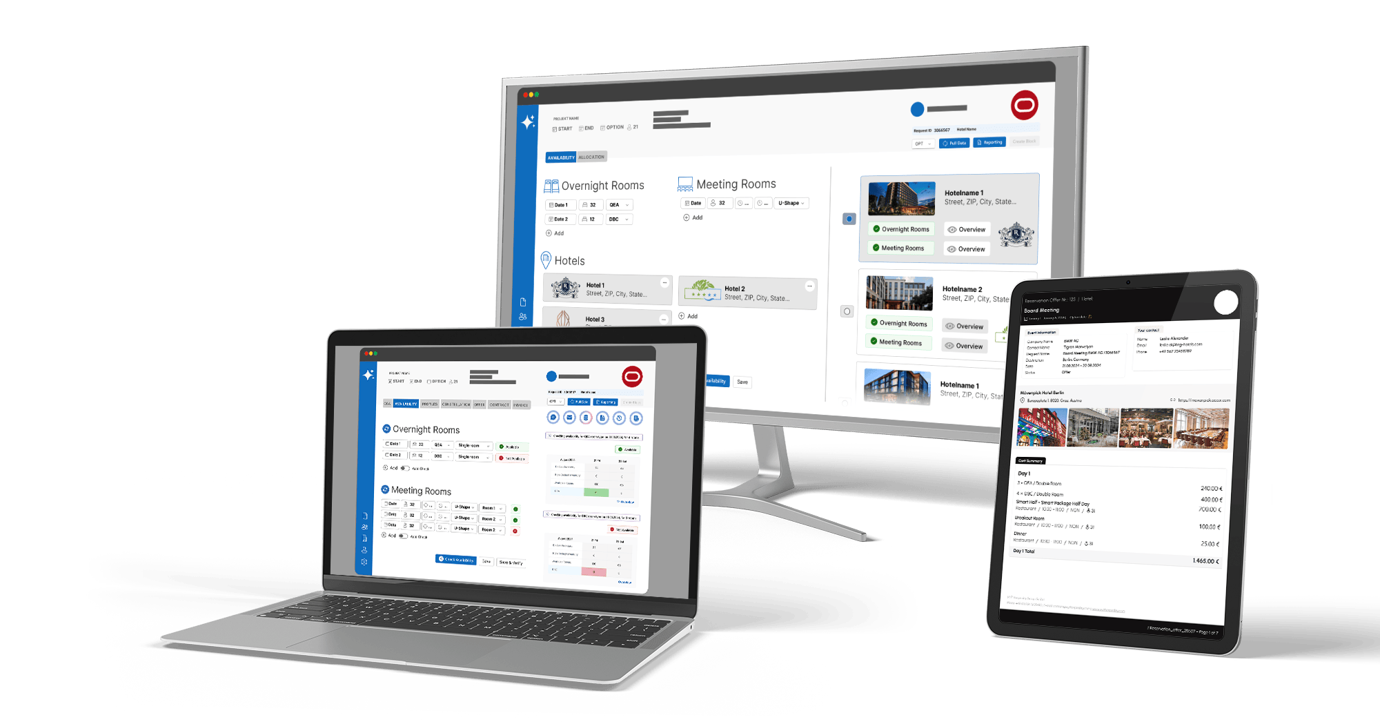 ROCKET – The foundation for automated convention sales in individual hotels and hotel groups.
