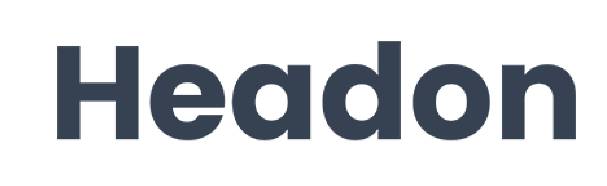 The word "Heardon" in large, bold, dark gray font on a black background.