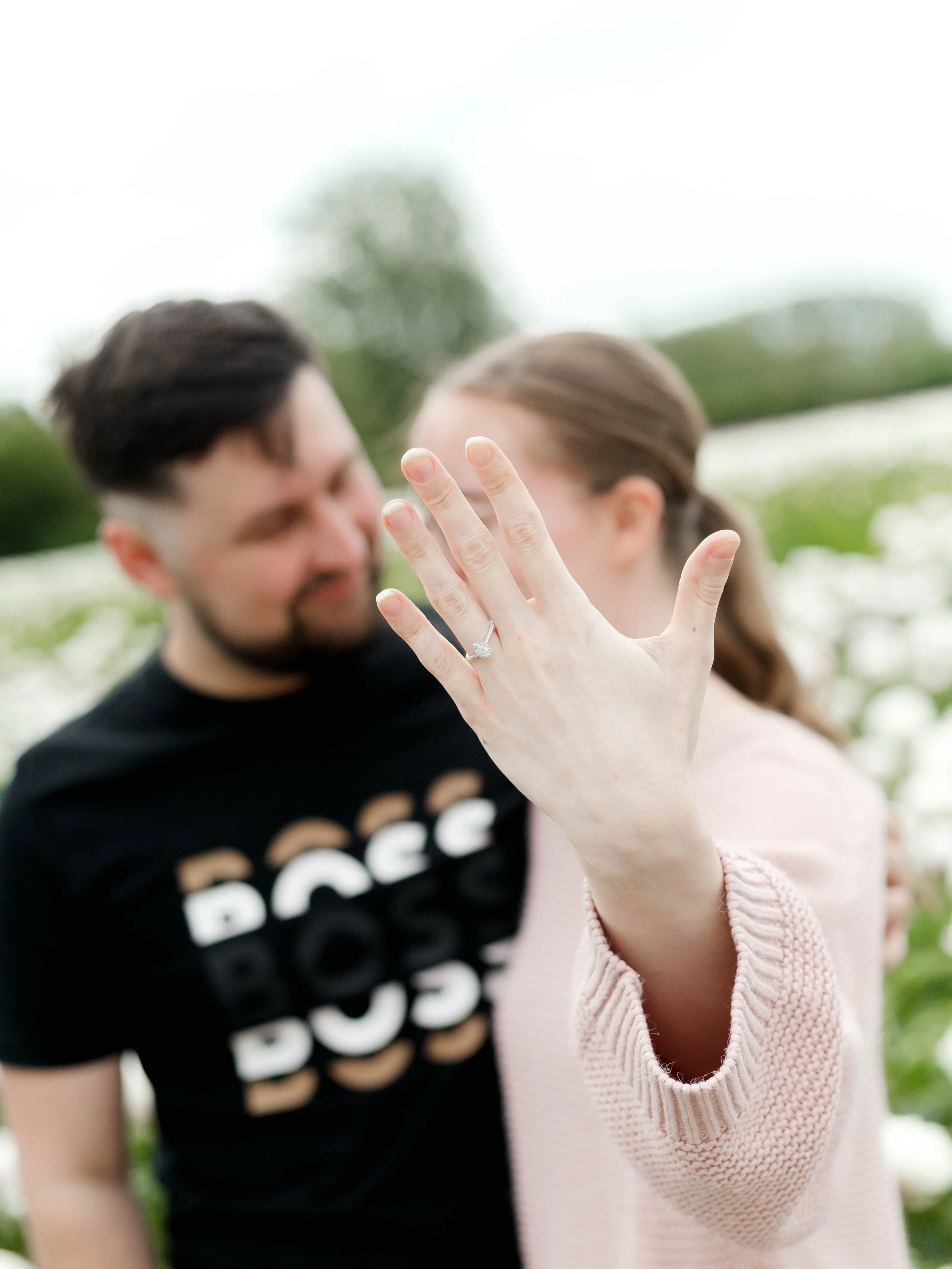 In my fianc&eacute; era 💍

Surprised is an understatement! After 5 years together, he finally popped the question! 

In a field of my favourite flowers and feeling more love than I&rsquo;ve ever felt 🥰

I can&rsquo;t wait to spend the rest of my li