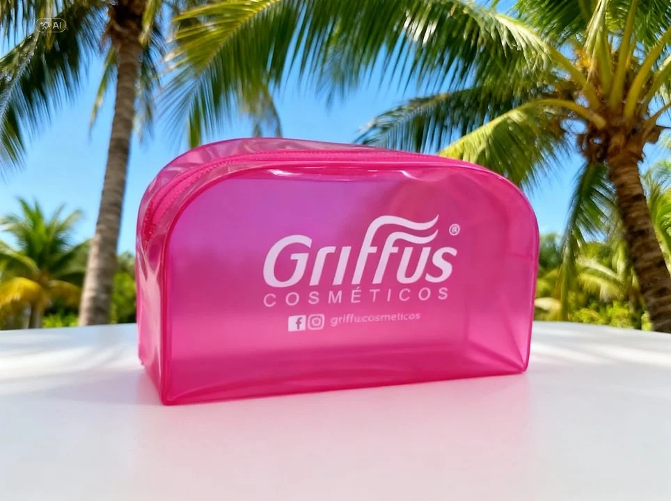 Nécessaire em PVC com solda eletrônica