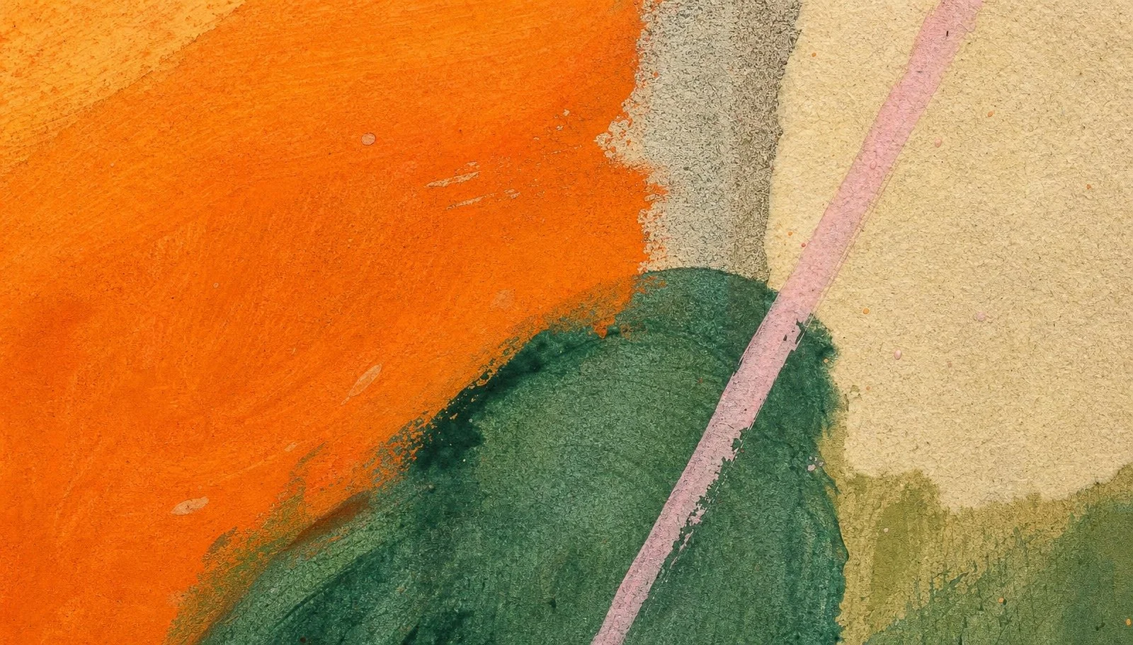 blurbs of painted color