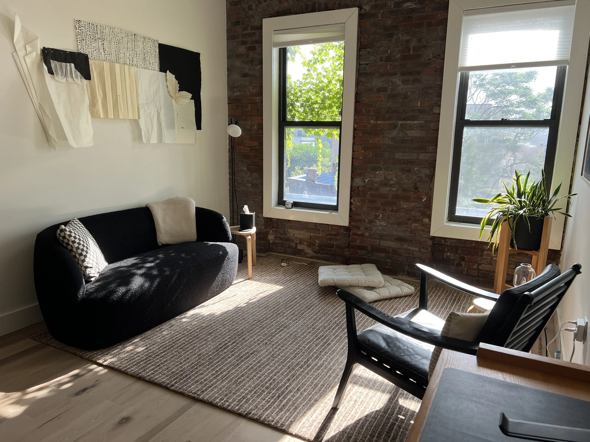 Warm, welcoming room at Brooklyn North Creative Arts Therapy