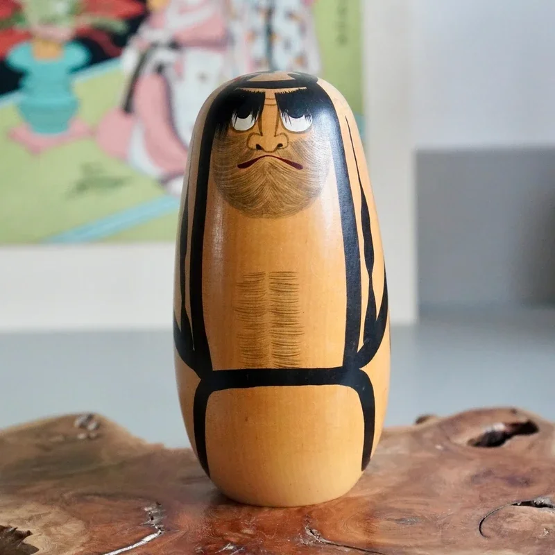 Japanese vintage Durama Nanten kokeshi 