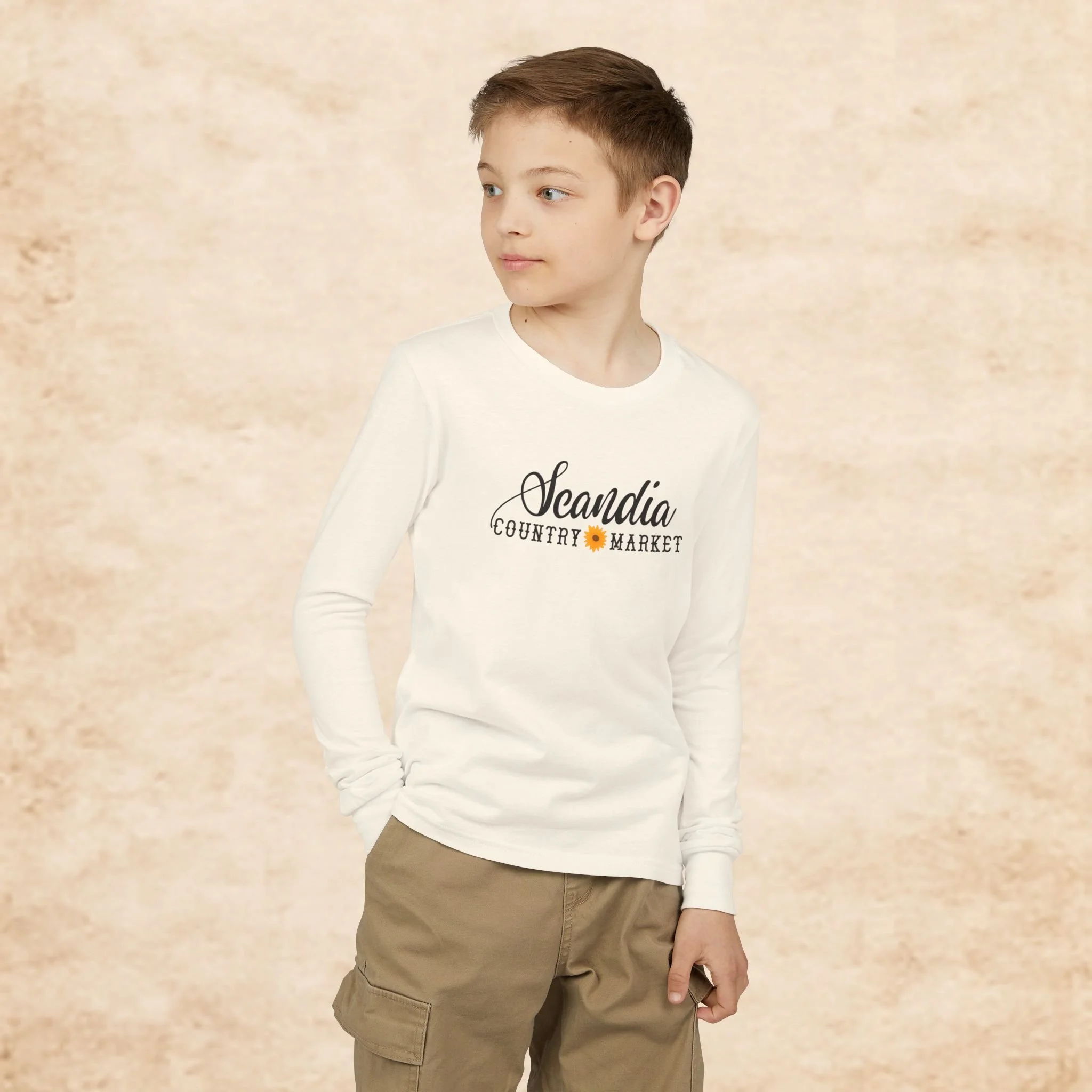 Scandia Country Market Youth Long Sleeve Tee