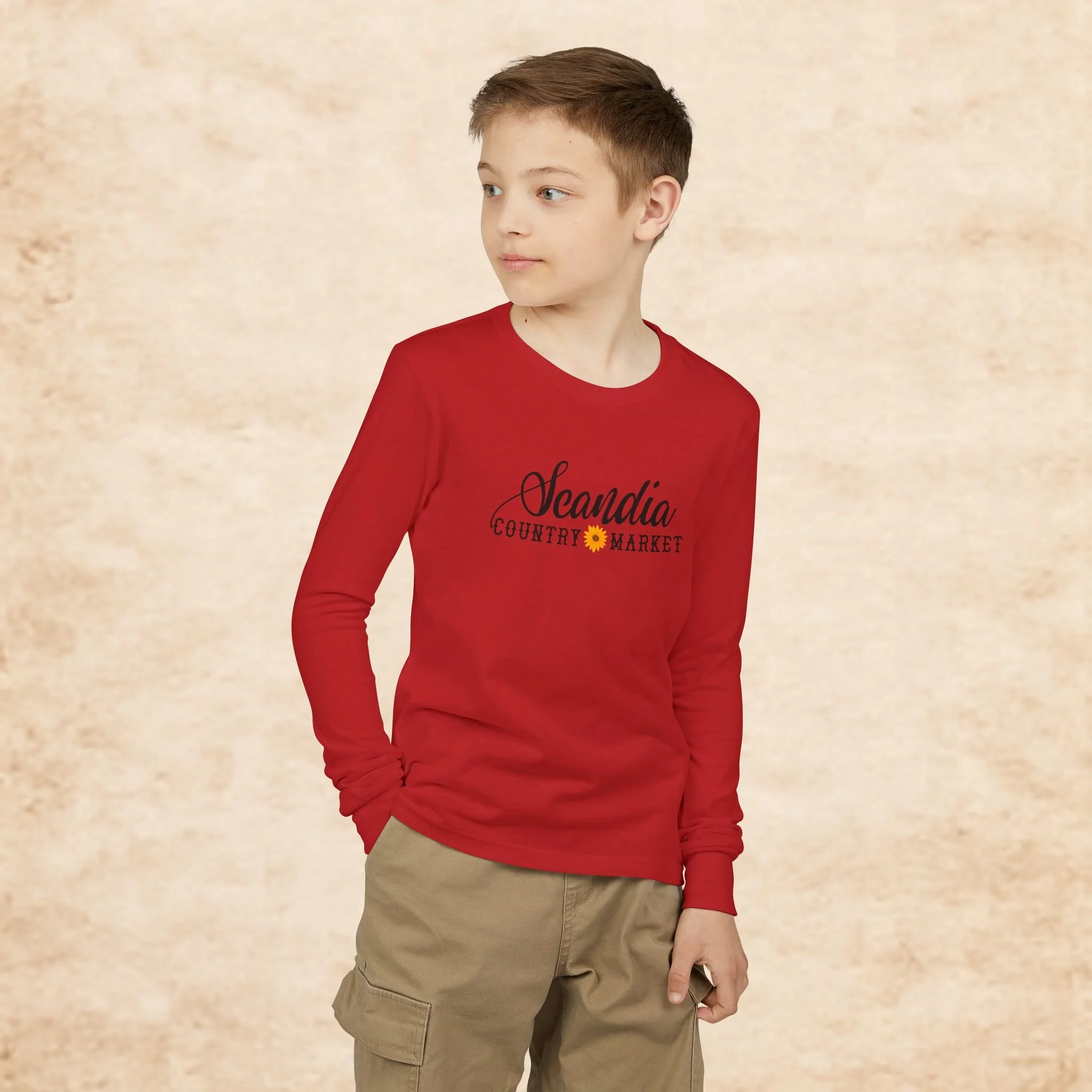Scandia Country Market Youth Long Sleeve Tee