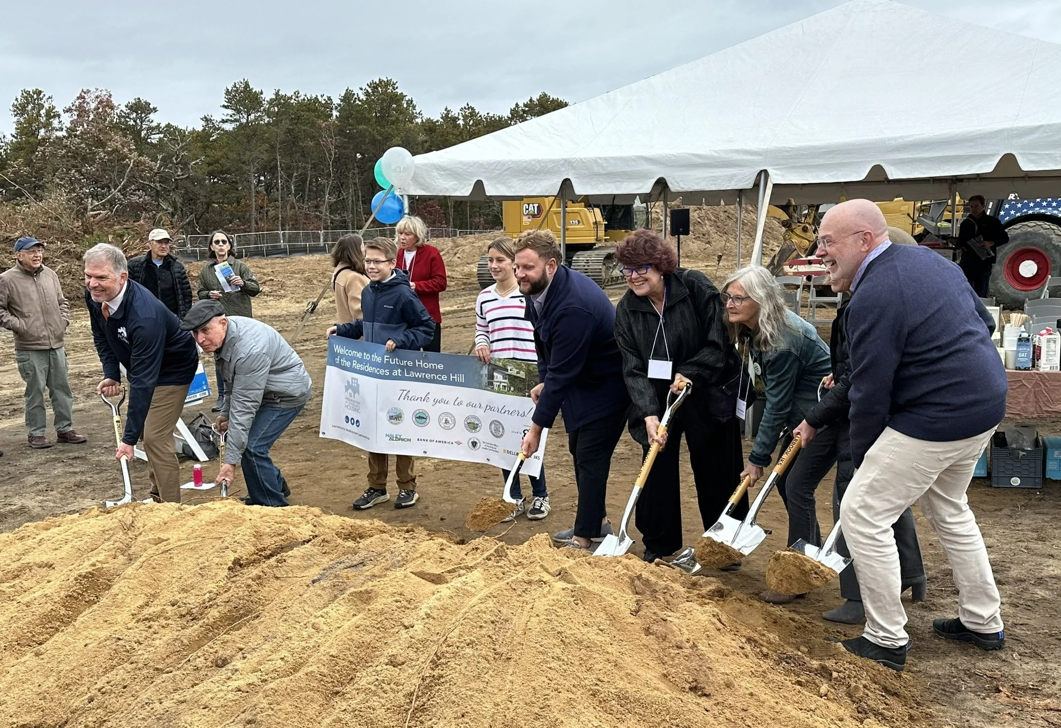 Groundbreaking at Lawrence Hill, October 30, 2024