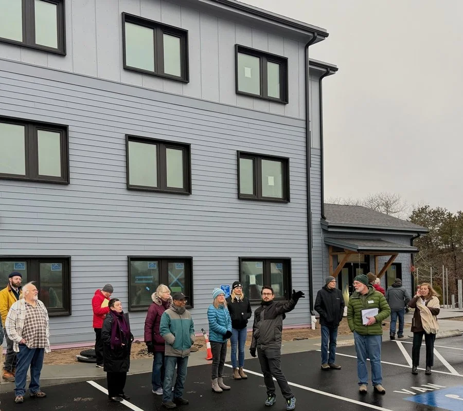 Town Leaders Tour Lawrence Hill Apartments on January 14, 2026