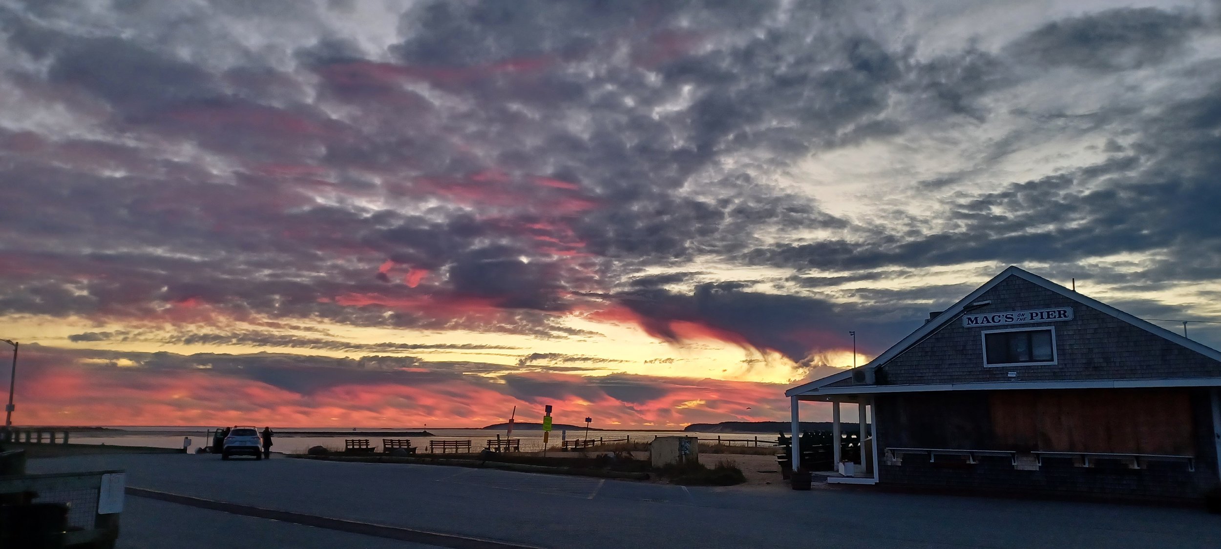 Mac's on the Pier at sunset