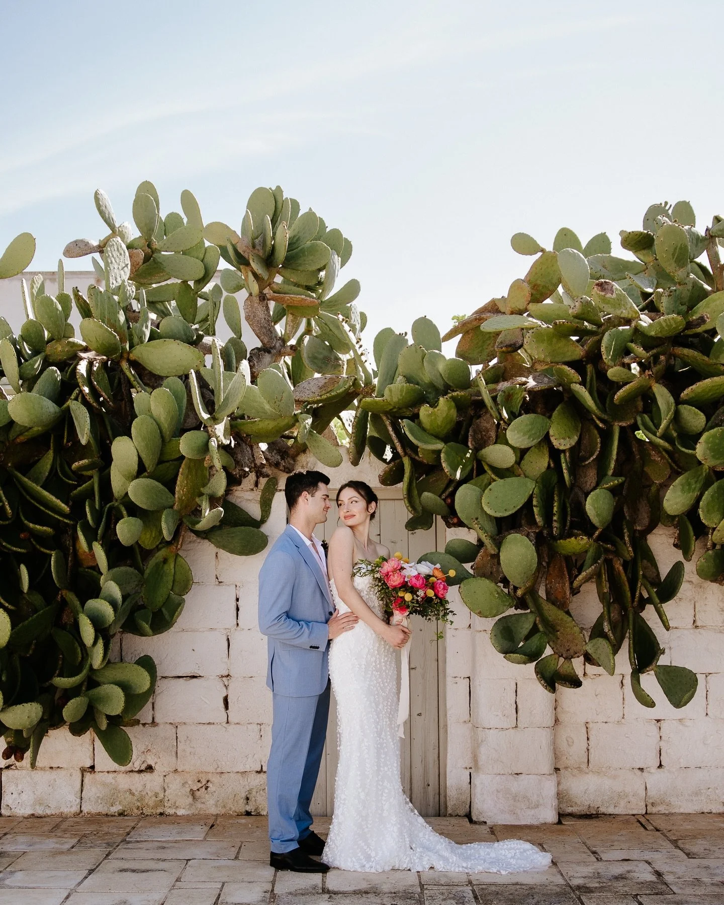 Puglian heritage, modern romance. 🤍 Capturing the essence of an intimate celebration at the stunning Masseria Potenti. Where every corner is a frame and every moment feels like a classic Italian film.&rdquo;

#PugliaLife #MasseriaPotentiWedding #Lux