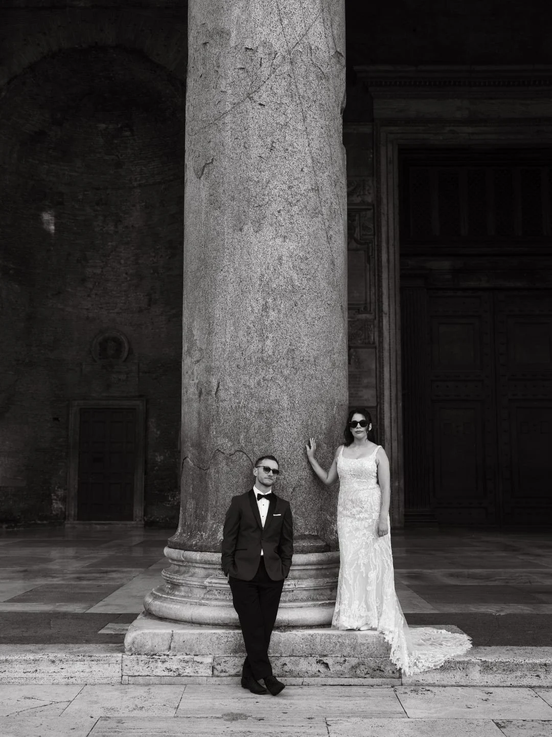 6:00 AM. 
Empty squares, black coffee, and a love that doesn&rsquo;t need an audience. 
We turned the streets of Rome in a movie.
No noise, just the weight of history and the pulse of a new legacy.
That &ldquo;I do&rdquo; will echo forever among thos