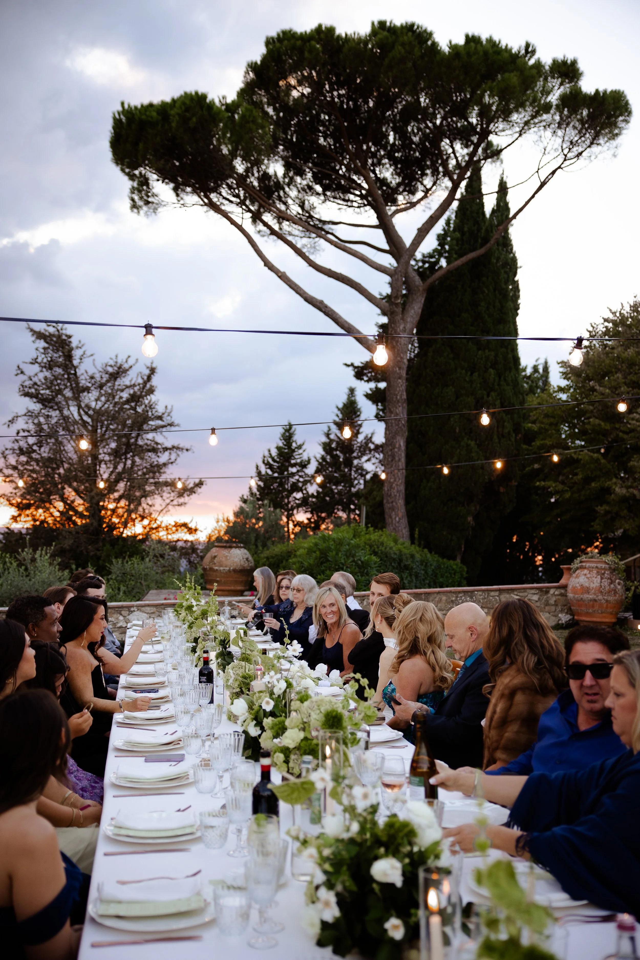 tuscany dinner wedding imperial table