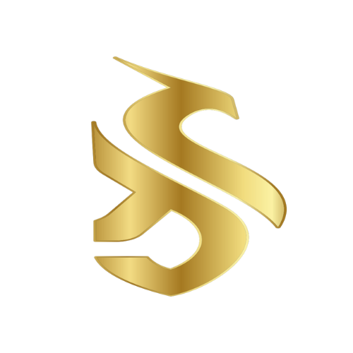 Símbolo de cifrão dourado com efeito tridimensional, representando dinheiro ou economia.