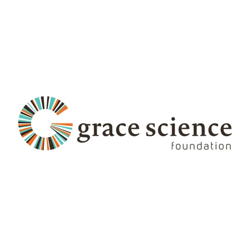 Grace Science Foundation logo with a colorful circular design and black text.