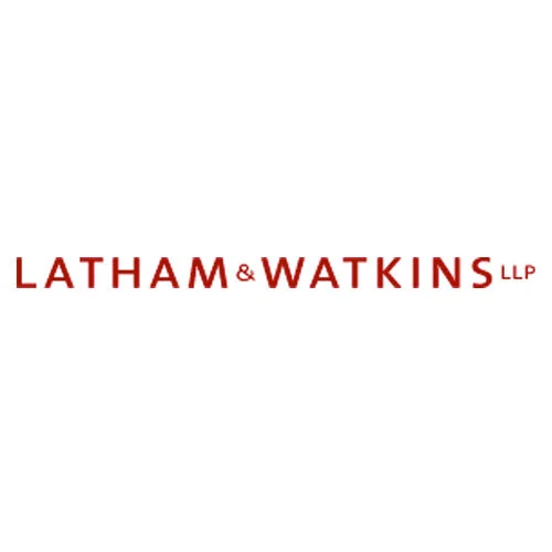 Latham & Watkins LLP logo in red text on a white background