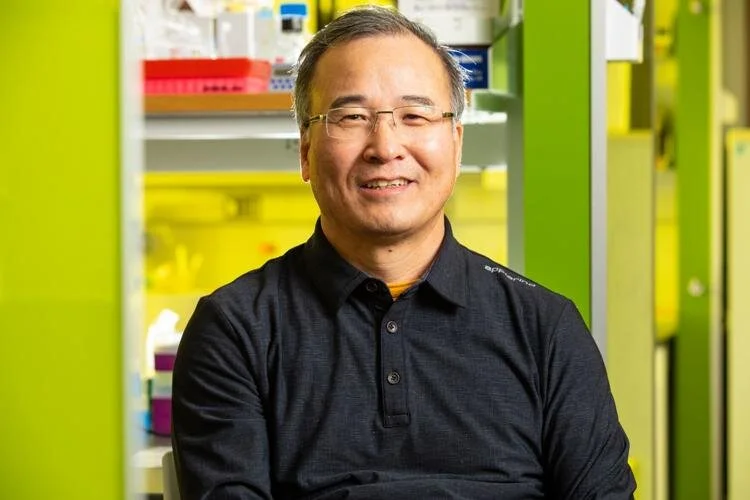 Jae Lee, above, and his wife, Soo-Kyung Lee, natives of South Korea, came to Buffalo from Portland, Oregon two years ago with aims to create a center of excellence in FOXG1 research.Douglas Levere/University at Buffalo