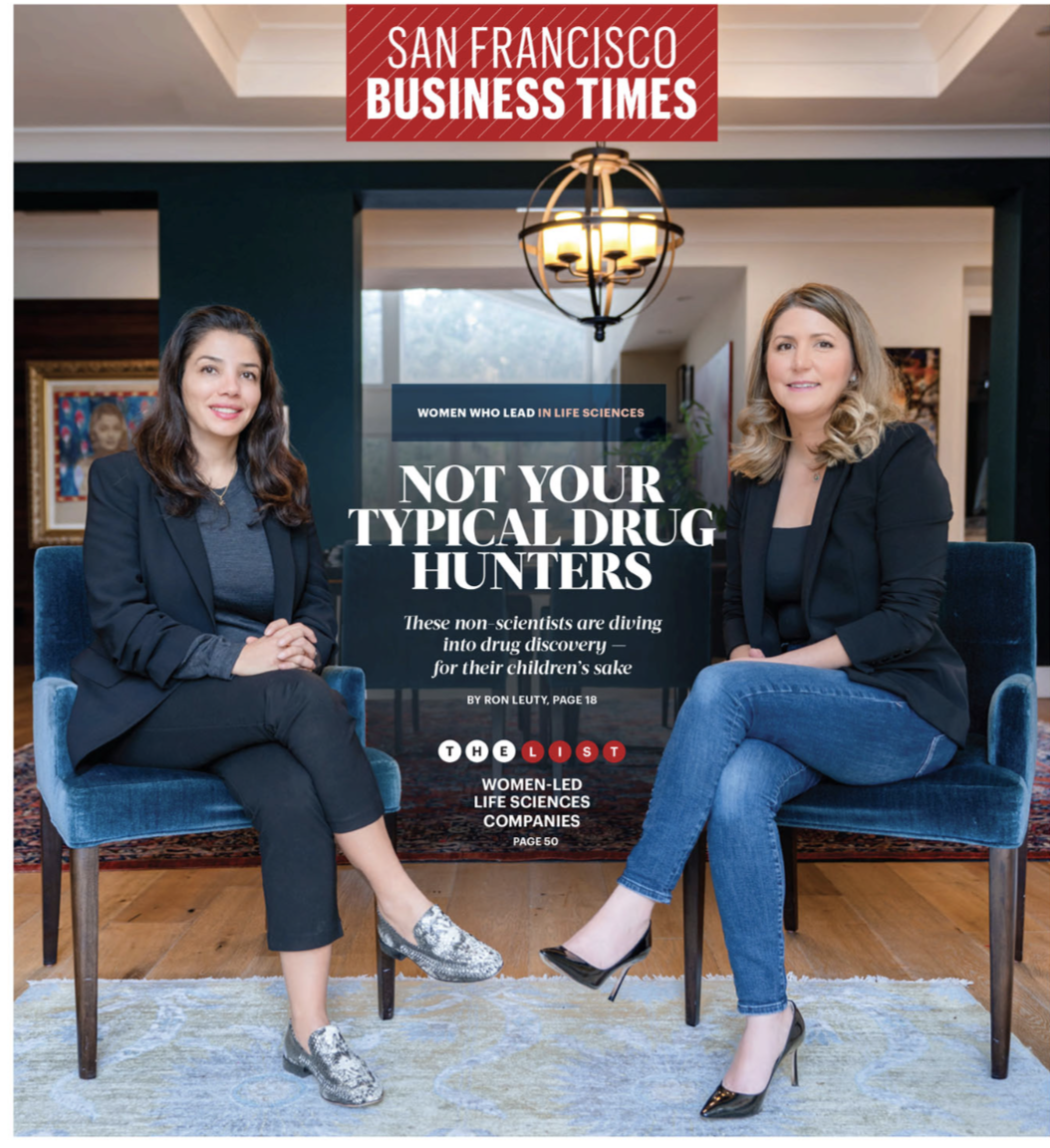 FOXG1 CEO and Mom, and Rare Disease Warrior, Nasha Fitter in the San Francisco Business Times