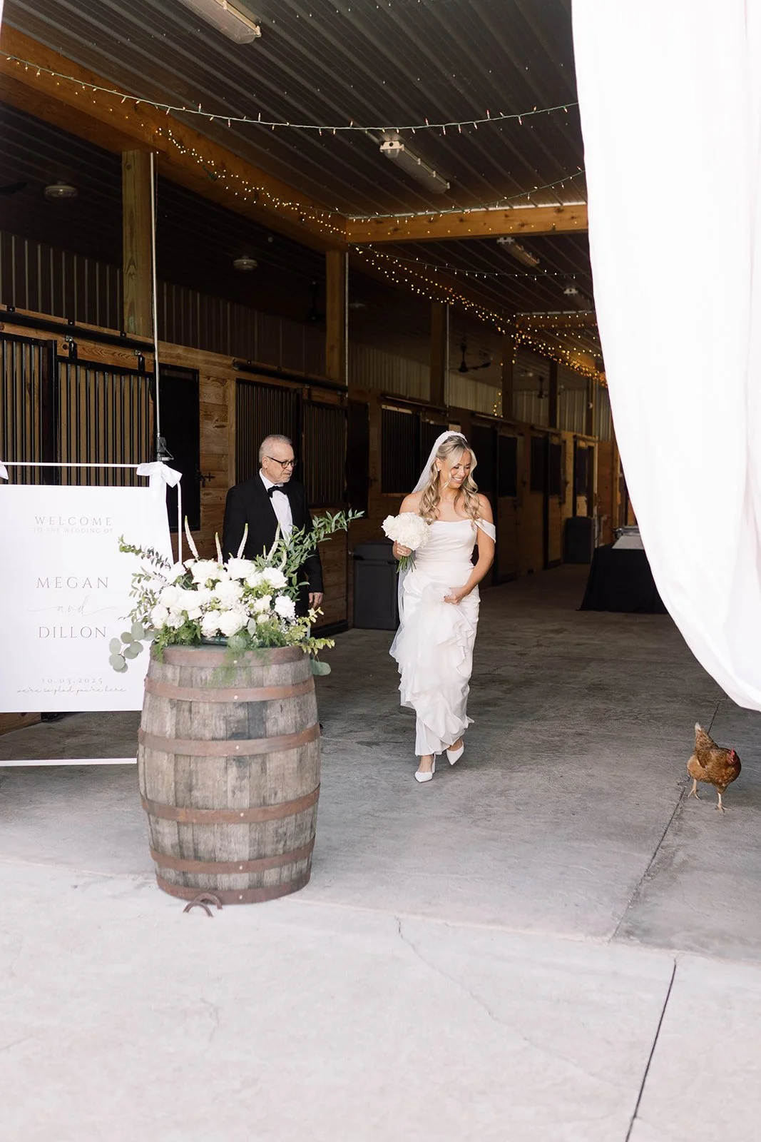 hen heading down aisle.jpg