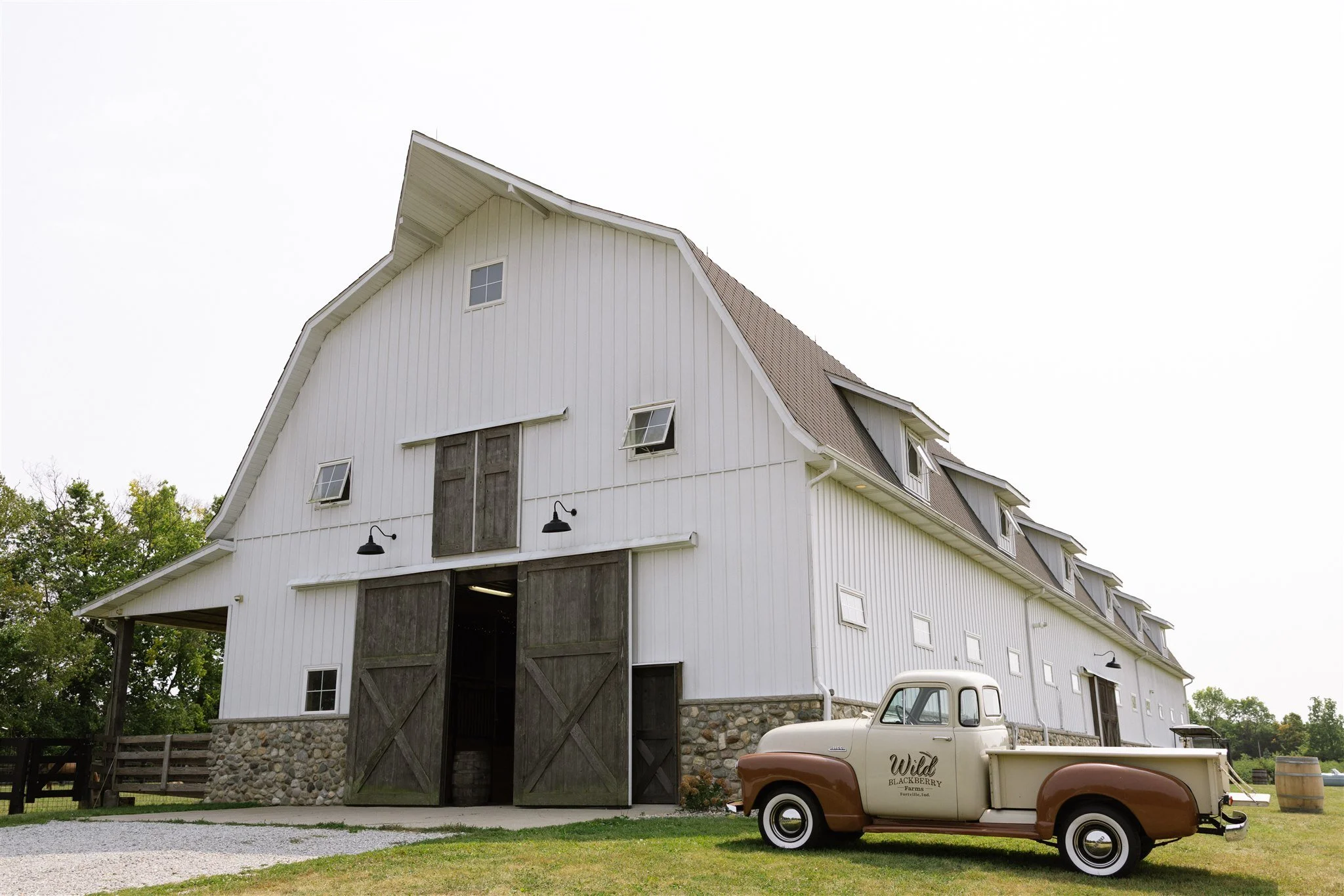 _front of barn and truck_landscape [farm].jpg
