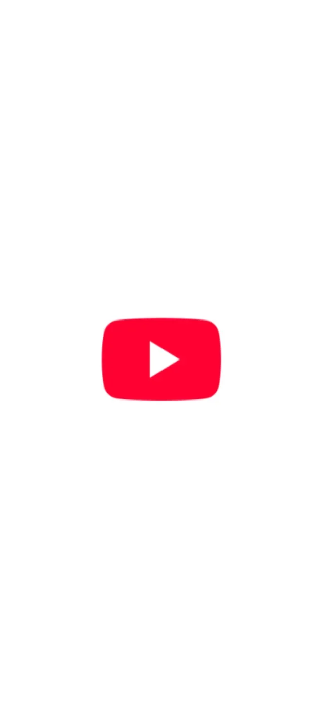 YouTube play button logo on a white background.