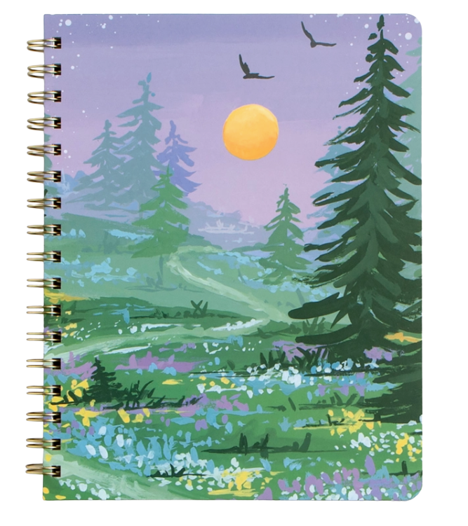 The Twilight Garden Spiral Notebook