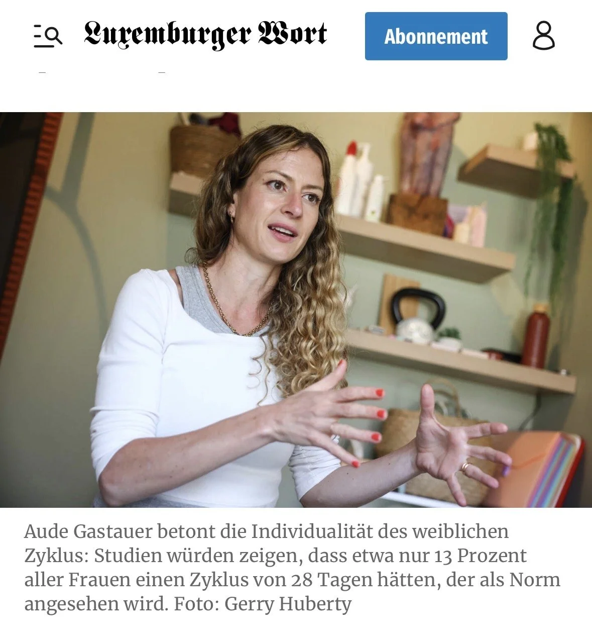 LUXEMBURGER WORT : le cycle menstruel dans le sport