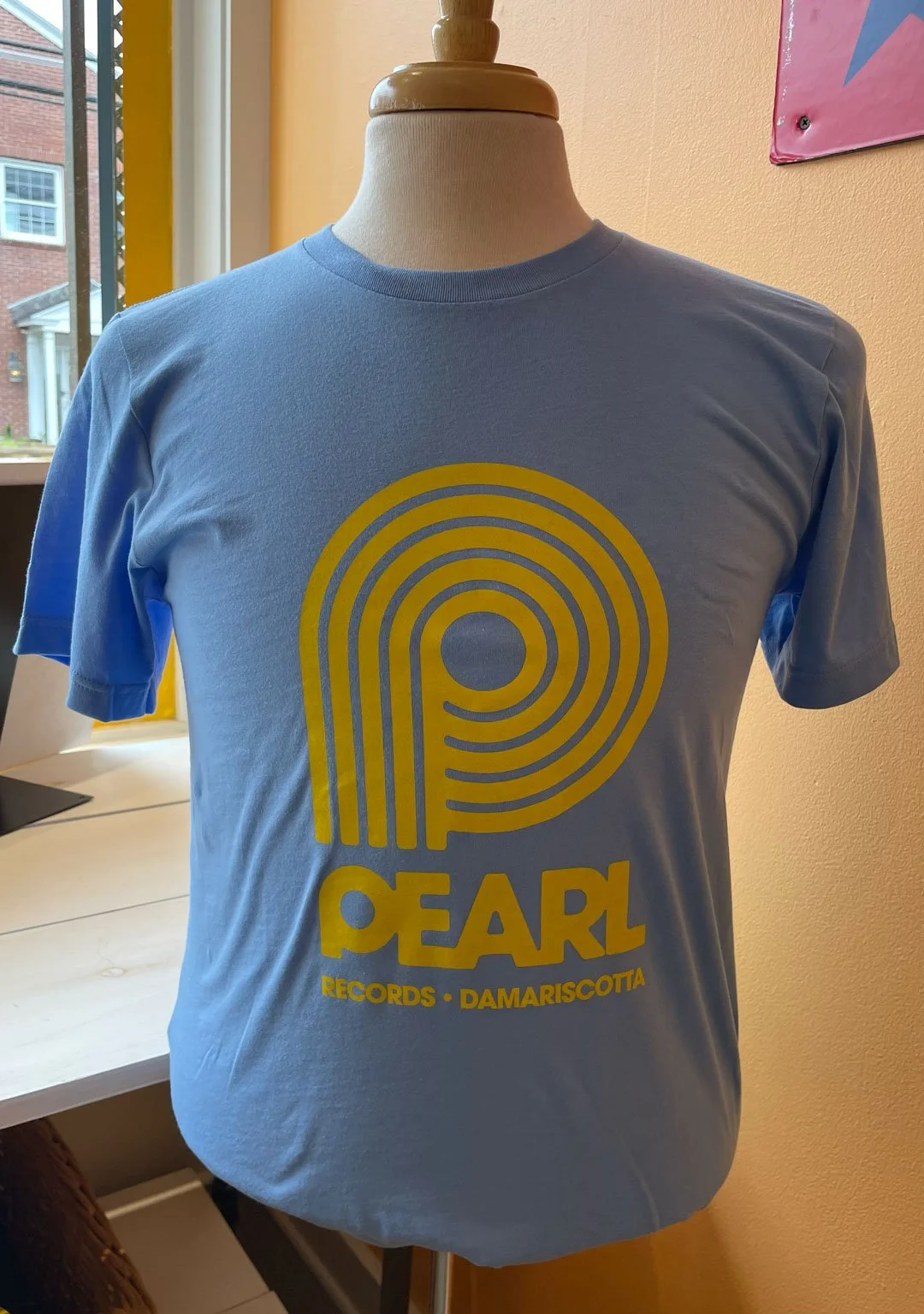 Pearl-Records-Tshirt-SkyBlue-with-Yellow-Logo.jpg