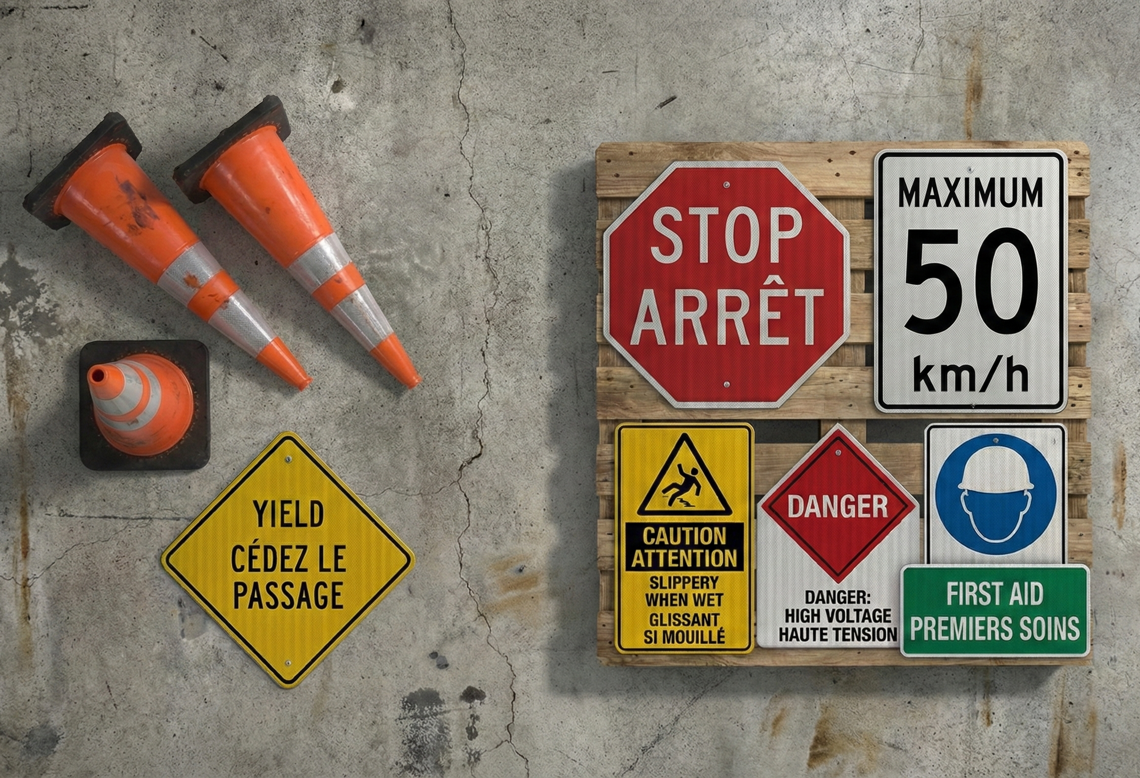 Signs, Stickers & Traffic Management