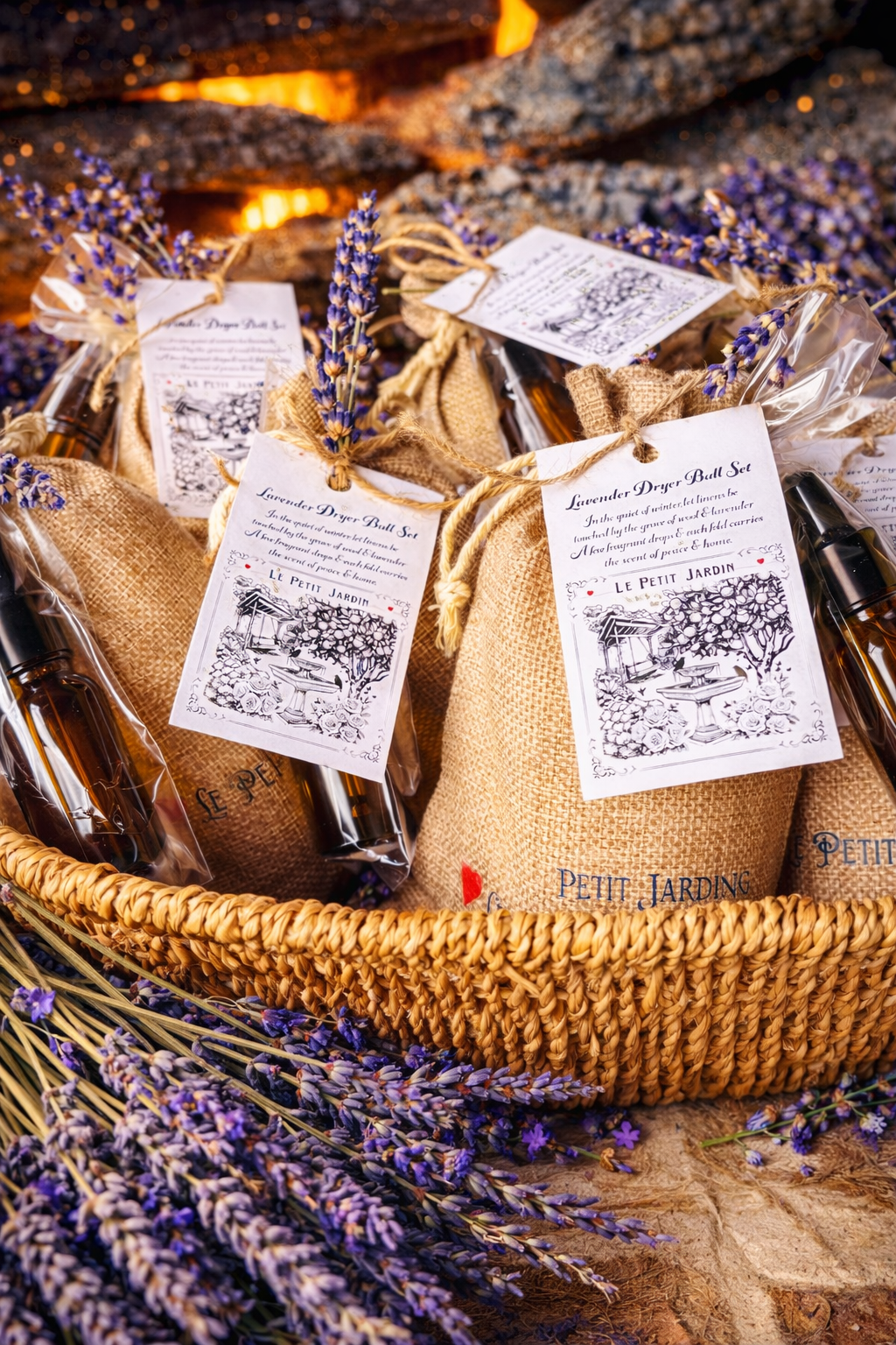 Dryer Ball Set with Lavender Oil