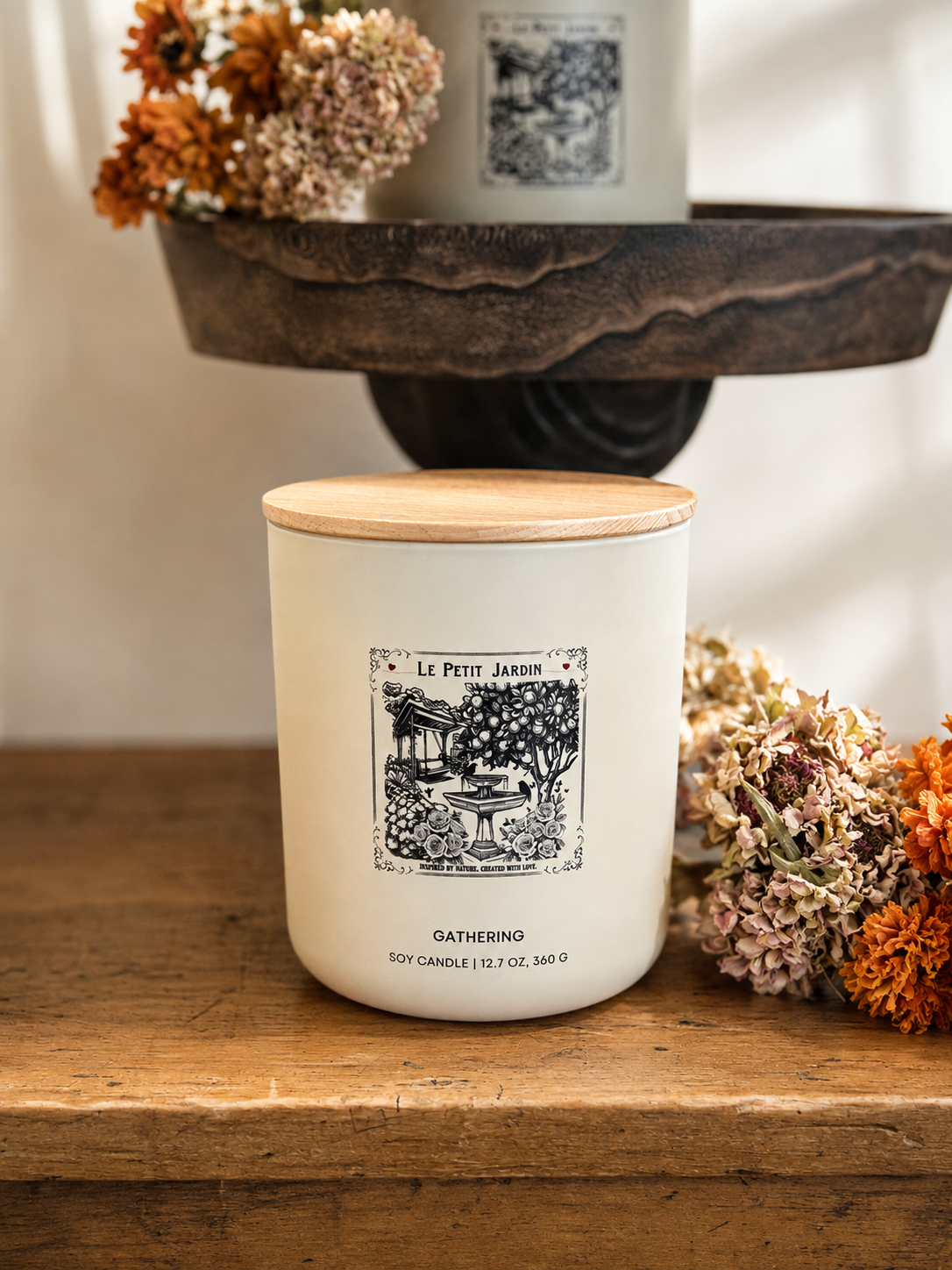 Le Petit Jardin 'Gathering' ~ An Autumn Soy Candle