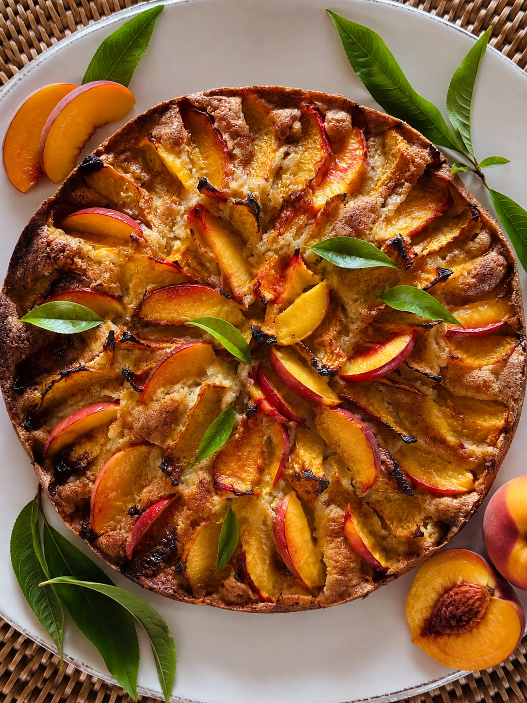 Gâteau aux Pêches