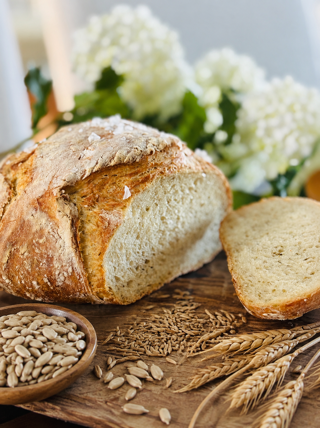 Artisan Rye and Sunflower Seed Boule