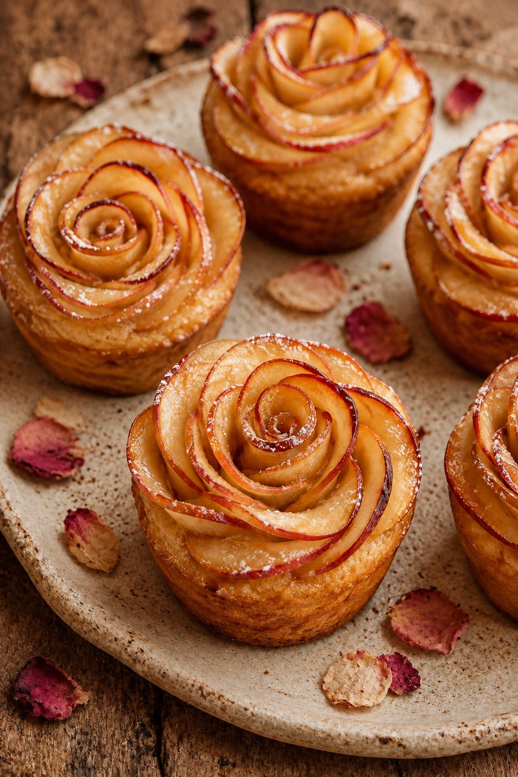 Apple Rosette Garden 'Cruffins' ~ Pack of 4