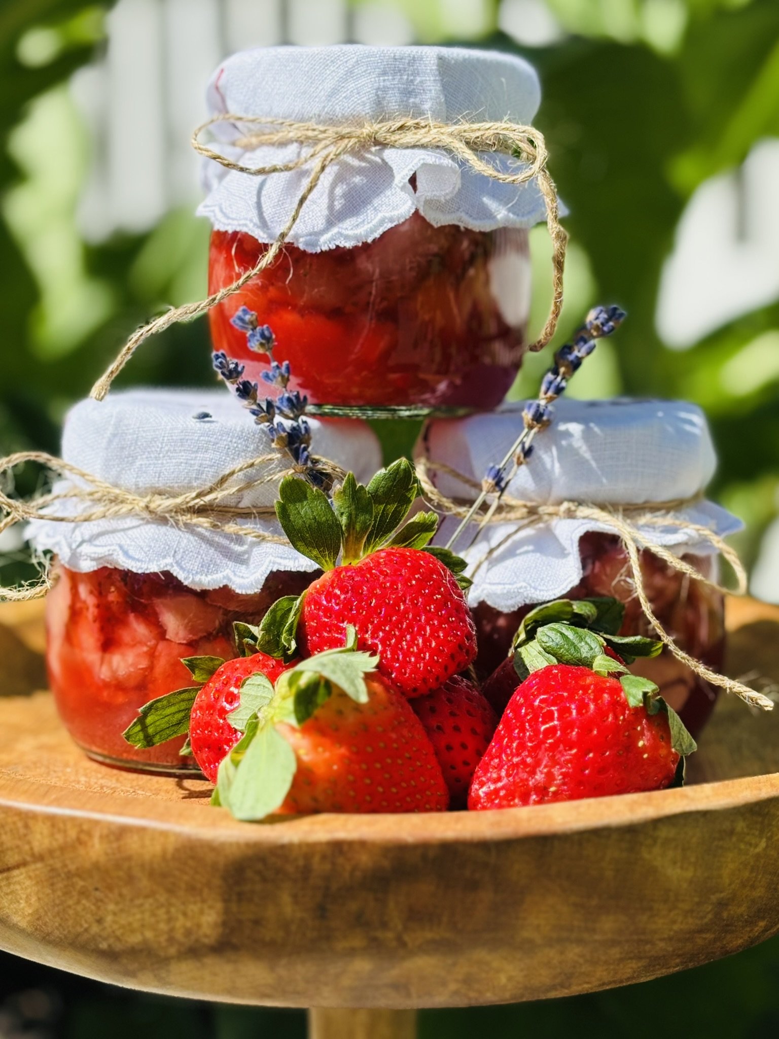 Strawberry Lavender Garden Preserves