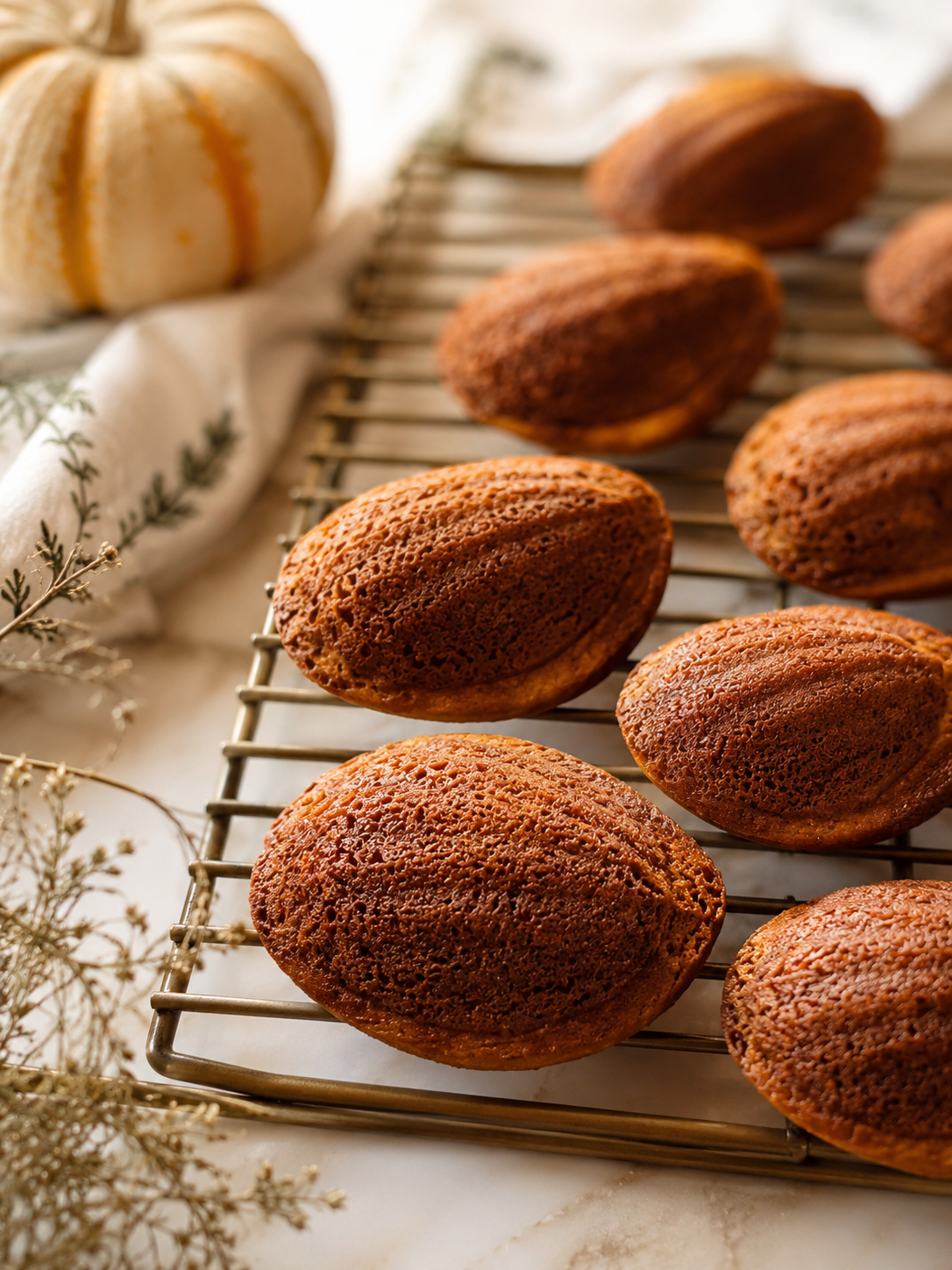 Harvest Spiced Pumpkin Madeleines (Pack of 4)
