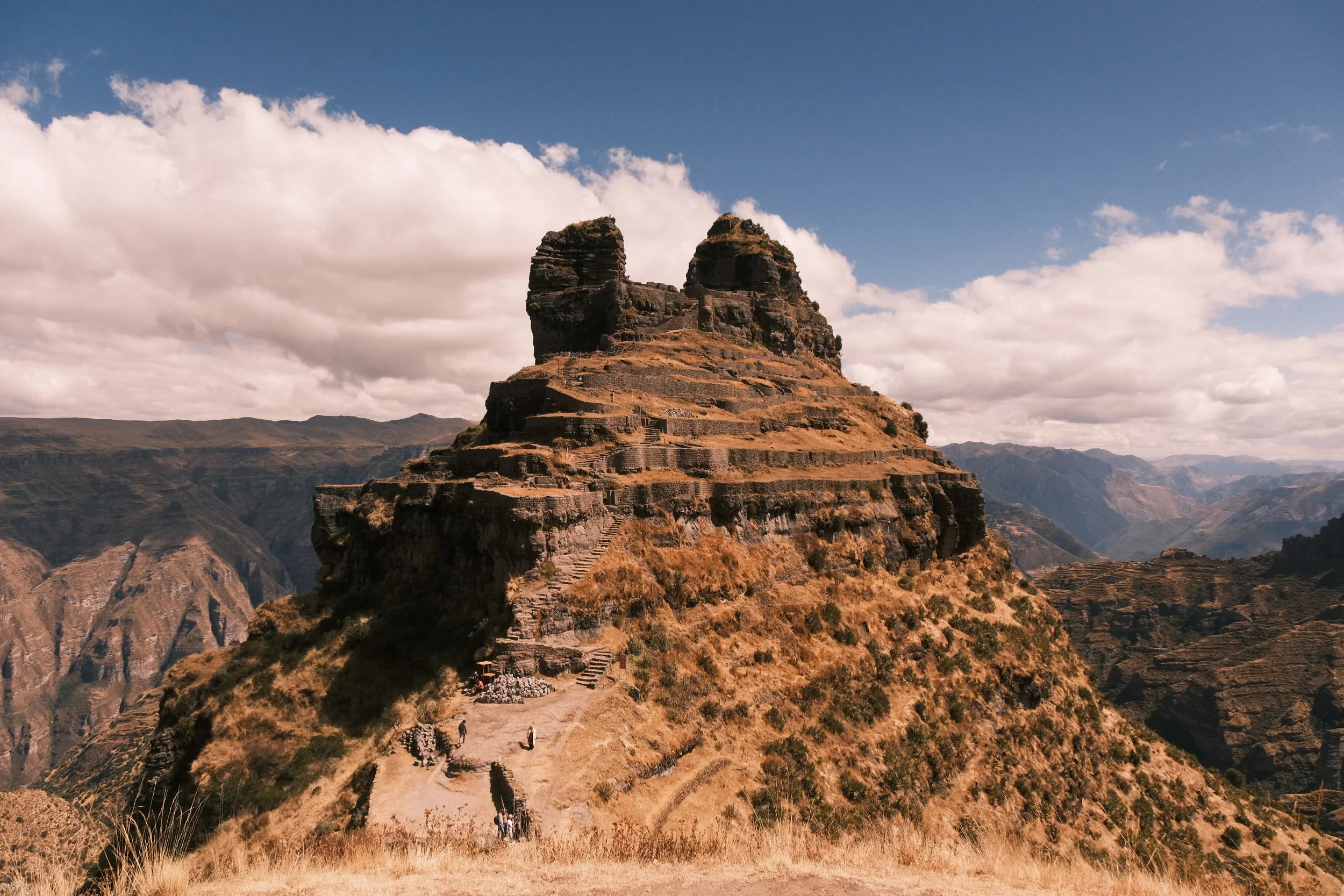 Site inca Waqrapukara - Pérou