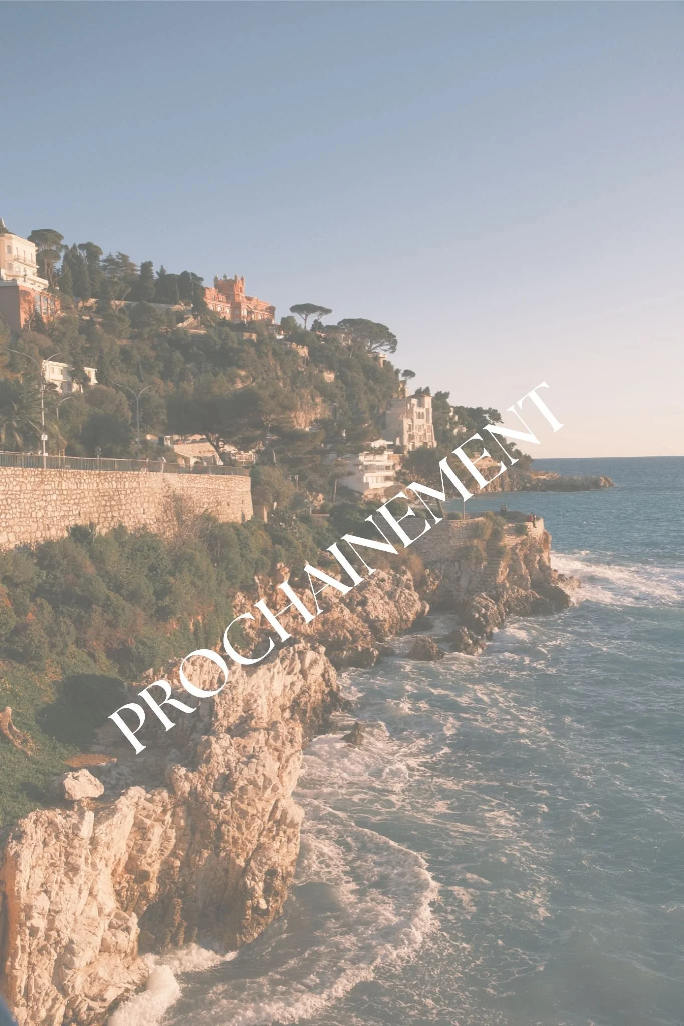 littoral niçois pour série photo cote d'azur